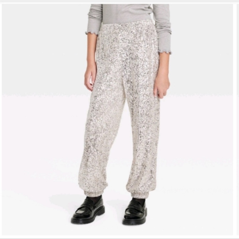 Art class, sequin, joggers